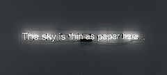 Cerith Wyn Evans - The sky is thin as paper here, 73375-31, Van Ham Kunstauktionen