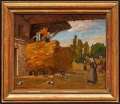 Friedrich Kallmorgen - Bei der Korndresche, 82084-15, Van Ham Kunstauktionen