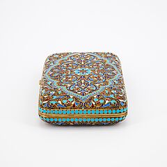 Gustav Klingert - Zigarettenetui mit floralem Emaildekor, 80693-18, Van Ham Kunstauktionen