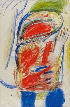 Horst Antes - Figur mit erhobenen Armen, 69470-1, Van Ham Kunstauktionen