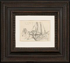 Lyonel Feininger - Schiffe im Hafen, 80560-10, Van Ham Kunstauktionen