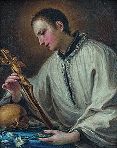 Mariano Rossi - Portraet des heiligen Luigi Gonzaga bei der Meditation, 77740-11, Van Ham Kunstauktionen