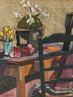 William Straube - Stillleben mit Lilien und einem Globus, 75320-10, Van Ham Kunstauktionen