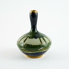 Amphora-Werke Riessner Stellmacher  Kessler - Kleine Enghalsvase mit Frauenbildnis, 81858-25, Van Ham Kunstauktionen