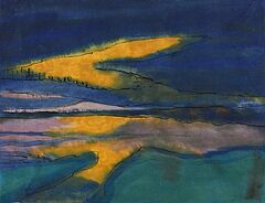 Emil Nolde - Abendwolken ueber dem Watt, 80196-4, Van Ham Kunstauktionen