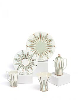 Meissen - Jugendstil-Dejeuner Krokus, 81756-1, Van Ham Kunstauktionen