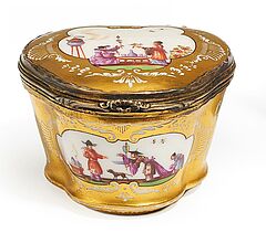 Meissen - Tabatiere mit Chinoiserien, 58425-4, Van Ham Kunstauktionen