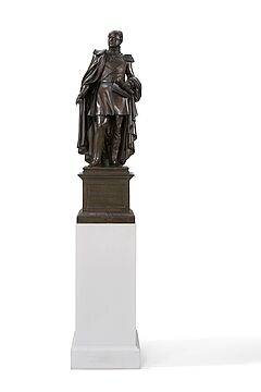 Carl Cauer - Standbild Koenig Friedrich Wilhelm IV von Preussen, 74102-4, Van Ham Kunstauktionen