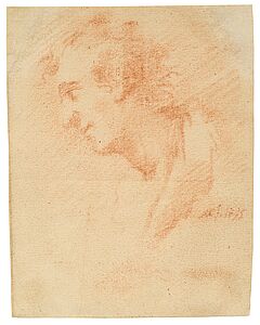 Franzoesische Schule - Herrenbildnis im Profil, 75558-3, Van Ham Kunstauktionen