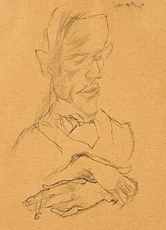 George Grosz - Portraitstudie Paris, 81266-4, Van Ham Kunstauktionen