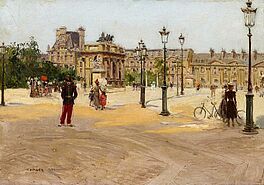 Georges Stein - Blick auf den Louvre, 54890-3, Van Ham Kunstauktionen