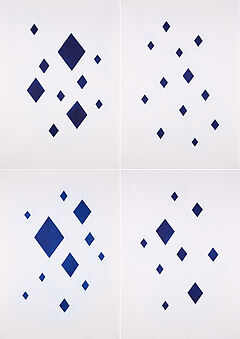 Hubert Kiecol - Astronomieblau, 76357-18, Van Ham Kunstauktionen