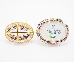 Meissen - Ovale Zuckerdose mit Chinoiserien, 77931-1, Van Ham Kunstauktionen
