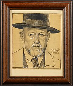 Rudolf Schiestl - Selbstportraet, 74116-1, Van Ham Kunstauktionen
