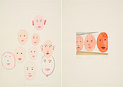 Thomas Huber - Serie von 2 Papierarbeiten, 76698-36, Van Ham Kunstauktionen