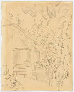 August Macke - Am Raubtierhaus im Zoo, 81262-1, Van Ham Kunstauktionen