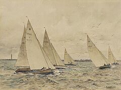 Edward Harrison Compton - 14 Aquarelle mit Stadtansichten, 76858-24, Van Ham Kunstauktionen