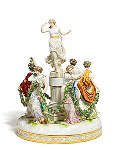 Meissen - Grosse Gruppe Tanz der Horen, 62500-18, Van Ham Kunstauktionen