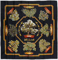 Hermes - Carre Les Beaux Jours de Bonsai, 70573-7, Van Ham Kunstauktionen