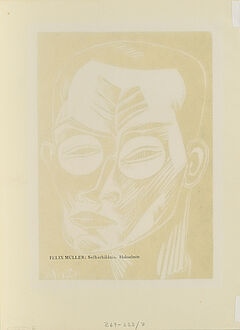 Conrad Felixmueller - Selbstbildnis, 63535-6, Van Ham Kunstauktionen