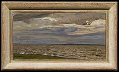 Friedrich Kallmorgen - Stuermischer Abend an der Zuidersee, 66003-1, Van Ham Kunstauktionen