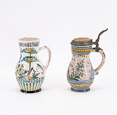 Zwei Birnkrüge mit figürlichen Darstellungen, 79909-13, Van Ham Kunstauktionen