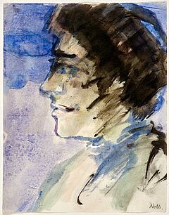 Emil Nolde - Frauenkopf im Profil nach links, 80656-2, Van Ham Kunstauktionen