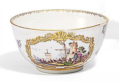 Meissen - Kumme mit Kauffahrteiszenen, 60541-3, Van Ham Kunstauktionen