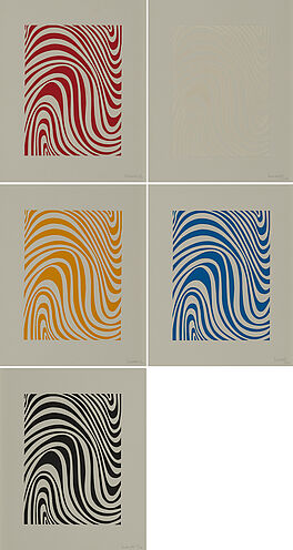 Sol LeWitt - Loopy Loops 5 Colours, 65678-17, Van Ham Kunstauktionen