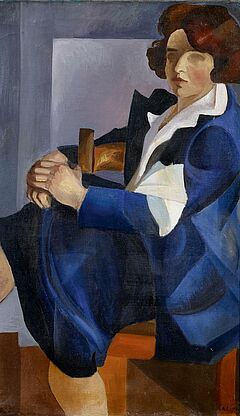 Andre Lhote - Portrait de femme en bleu, 55913-10, Van Ham Kunstauktionen