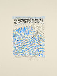 Raymond Pettibon - Ohne Titel When the Ground Becomes Hard and Firm, 81016-2, Van Ham Kunstauktionen