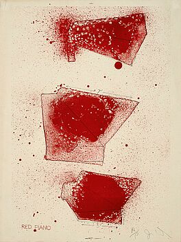 Jim Dine - Red piano, 55239-12, Van Ham Kunstauktionen