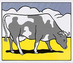 Roy Lichtenstein - Cow Triptych Cow Going Abstract, 74289-3, Van Ham Kunstauktionen