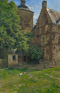 Fritz von Wille - Ein stiller Winkel, 57720-1, Van Ham Kunstauktionen