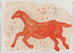AR Penck - Pferd I rot PePC5287, 73214-363, Van Ham Kunstauktionen