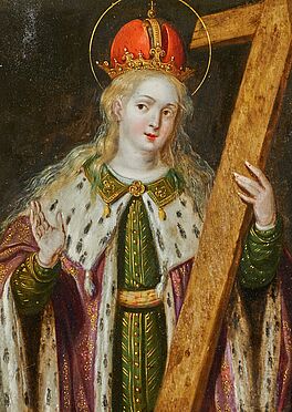 Flaemische Schule - Heilige Helena mit dem Kreuz Christi, 76227-1, Van Ham Kunstauktionen