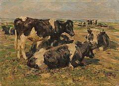 Georg Wolf - Kühe auf der Weide, 81700-2, Van Ham Kunstauktionen
