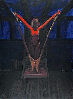 Norbert Tadeusz - Ohne Titel Akt auf Stuhl, 56714-27, Van Ham Kunstauktionen