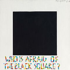 Pavel Pepperstein - Who Is Afraid of the Black Square, 56800-1294, Van Ham Kunstauktionen