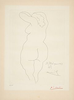 Pablo Picasso - Femme nue de dos, 57875-3, Van Ham Kunstauktionen