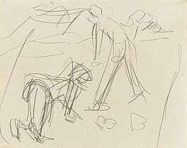 Ernst Ludwig Kirchner - Ohne Titel Feldarbeit, 56417-7, Van Ham Kunstauktionen