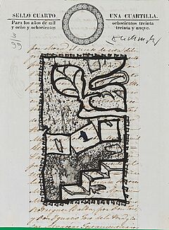 Pierre Alechinsky - Sello cuarto una cuartilla, 70239-19, Van Ham Kunstauktionen