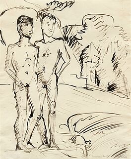 Erich Heckel - Jungen am Strand, 81753-1, Van Ham Kunstauktionen