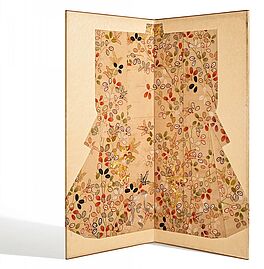 Hagi kosode byobu Kimono-Stellschirm, 65091-12, Van Ham Kunstauktionen