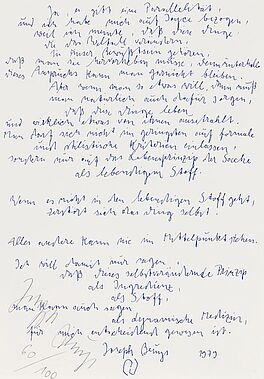 Joseph Beuys - James Joyce, 58062-87, Van Ham Kunstauktionen