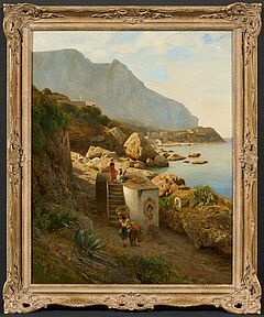 Albert Flamm - Kueste von Capri mit der Marina Grande, 79365-6, Van Ham Kunstauktionen