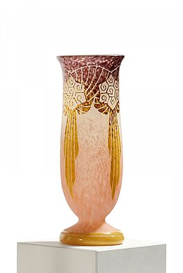 Charles Schneider Le Verre Francais - Grosse Vase Draperies, 81551-4, Van Ham Kunstauktionen