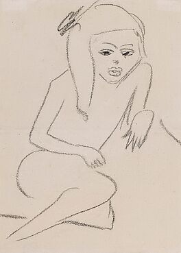 Ernst Ludwig Kirchner - Hockende Fraenzi, 68002-17, Van Ham Kunstauktionen