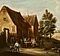 Niederlaendische Schule - Bauersleute vor dem Wirtshaus, 73593-13, Van Ham Kunstauktionen