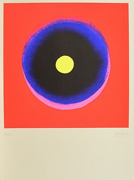 Otto Piene - Tele-rot-rosa-ultra-schwarz-gelb, 62247-6, Van Ham Kunstauktionen